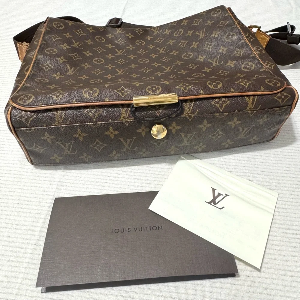 Louis Vuitton Monogram Messenger Bag 2002 France Vintage